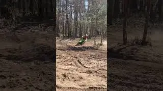Squeaky brakes! #dirtbike #foryoupage #crash #action #gopro