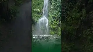 Sometimes the best views come after a quiet hike.Patriata Waterfall; soul therapy! ✨🌊