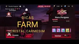 Dicas e Rotina de Farm de Cristal Carmesim - Tokyo Ghoul Break the Chains