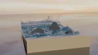 Beach Animation | Flipfluid Simulation