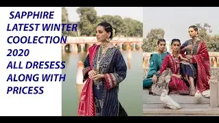 Sapphire Winter Collection 2020 and 2021.ALL Dresess Available Along With prices|Zonara Lifestyle|