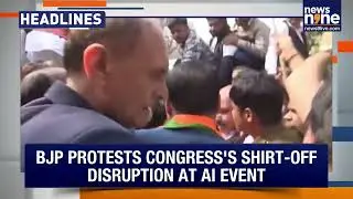 Headlines: AI Summit Row, Delhi Terror Alert, India Tariff Cut, Bhupen Borah Amit Shah meeting