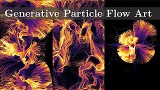 Generative Particle Flow Art