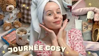 Journée cosy et lente à la maison 🕯️☁️ | Cheveux, skincare, cosy hobbies