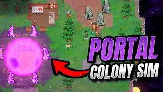 This NEW Colony Sim Has A BRILLIANT Resource Management System!