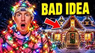 I TRIED 10 ILLEGAL HOLIDAY HACKS
