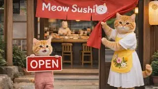 mama🐾 meow life story 🐾 AI cartoon video's  cute 🥰cat cartoon #dzcrtoon__ok