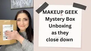 Makeup Geek Mystery Box Unboxing as they close down!!!  Was it Worth it???