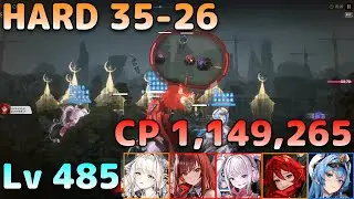 【NIKKE】HARD 35-26 Lv485 CP:1,149,265 クリア動画