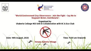 World Environment Day Observation: join the Fight - Say no to stagnant water, End Malaria