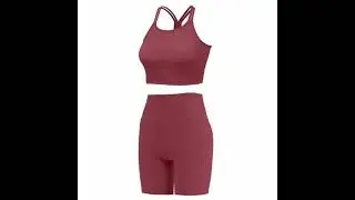 Clearance Sale Sporty Women's Activewear Yoga Fitness Shorts Sets🤩😍 #fitness #trending #fashion