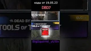 АКТУАЛЬНЫЕ КОДЫ DBD НА 19.05.23 #дбд #птб #dbd #коды #белкадбд  #bigsquirrell #shortsdbd
