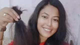 এই গরমে আমার লম্বা চুল টাই কেটে ফেললাম😱😫