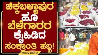 ಚಿಕ್ಕಬಳ್ಳಾಪುರ ಹೂ ಬೆಳೆಗಾರರ ಕೈಹಿಡಿದ ಸಂಕ್ರಾಂತಿ ಹಬ್ಬ ! | ಚಿಕ್ಕಬಳ್ಳಾಪುರ @MMTV-News 13-01-2026