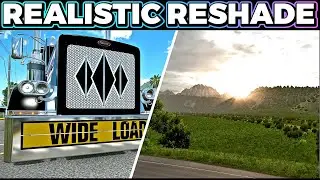✅Realistic Reshade NEW FREE PRESET RELEASE  | American Truck Simulator