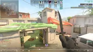 Cs2 use Aimware bhop shotgun VS two bhop sniper cheaters, the enemy team obtained Vaclive.