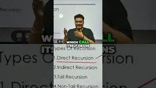 Direct Recursion Explained  Simplify Your Code!  #coders #shorts