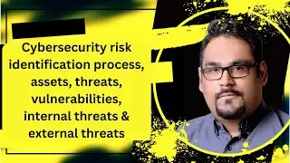 Cybersecurity risk identification process, asset, threat, vulnerability, internal & external threats