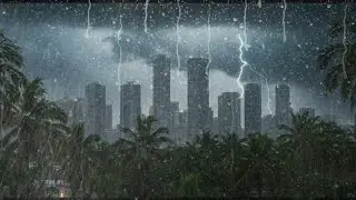 4K | Soft Rain on Windowpane with Low Thunder &ndash; Peaceful Sleep Sounds