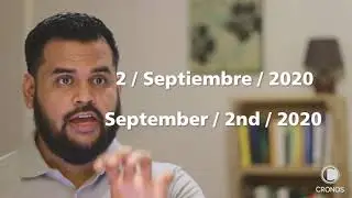 Las Fechas en Ingl&eacute;s