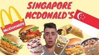 Eating MCDONALD'S in SINGAPORE - GIANT McSpicy burger!