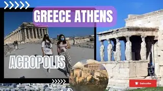 Greece Athens acropolis Walking Tour 4k
