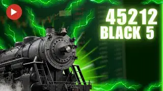 45212 (Steam 5) Steam locomotive majestically departing.
