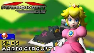 Mario Kart DS - 50cc - Peach - Standard RB - SNES Mario Circuit 1 | Ep. 3409