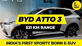 BYD Atto 3 India | Best Electric Suv 2022 India | Interior and Exterior | Walkaround | My car garage