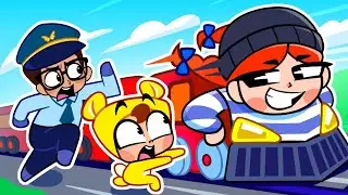 Safety Rules On the Train 🚇🚂🚊 Useful Stories for Kids Funny Cartoons & Nursery Rhymes