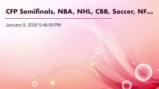 CFP Semifinals, NBA, NHL, CBB, Soccer, NFL Wild Card Weekend, On This Day, News & Notes, Best Bet