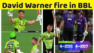 David Warner fire century in BBL || cricket news || Mitchell Owen || cricket