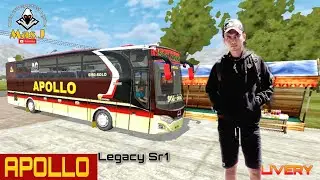 {LIVERY BUSSID}☆share livery Po.APOLLO legacy sr1 HD