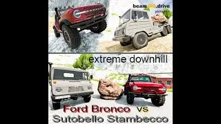 Extreme Downhil - Stambeco vs Bronco - BeamNG.drive