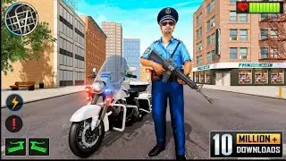 Police Moto Bike Chase Crime Shooting Games #4 - Android Gameplay