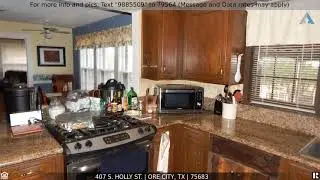 Priced at $159,900 - 407 S. HOLLY ST., ORE CITY, TX 75683