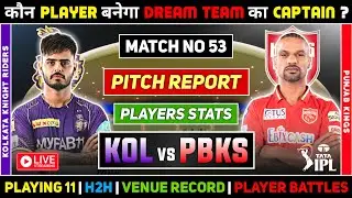 🔴 LIVE | KOL vs PBKS Dream11 Prediction | KOL vs PBKS Dream11 Team | KKR vs PBKS Dream11 Prediction