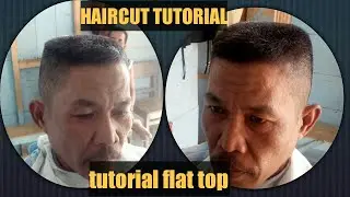 Cara potong rambut cepak kotak // cara potong rambut flat top