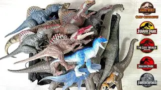 COLOSSAL BOX of 100 Dinosaurs Toys & Prehistoric Animals of Jurassic World Camp Cretaceous