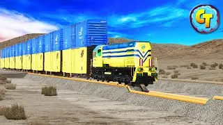 Overweight Trains Railroad High-Speed Accidents Derailments 😱 BEAMNG.Drive STREAM