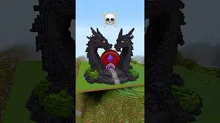 Minecraft Nether Portal House Build Battle - Noob vs Pro vs Hacker vs God #shorts #minecraft