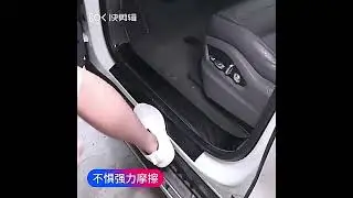 Nano Carbon Fiber Car Sticker DIY Paste Protector Strip Auto Door Sill Side Mirror Anti Scratch