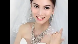 Clear Rhinestone Peacock Bridal Wedding Jewelry Set Statement Necklace Earring Set
