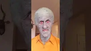 Маке. Squidward in real life mask