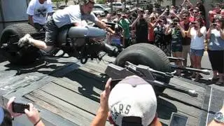 Unloading the Bat Pod