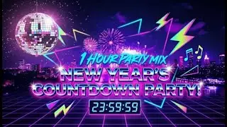 🎆 New Year’s Countdown Party 2026 🎆 | Retro 80s Euro-Disco Party Mix (1 Hour+)