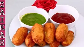 How to make Bread Roll | Bread Potato Roll | Stuffed Bread Roll | Quick And Easy | by Zaika Kitchen