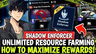 Shadow Enforcer Full Guide! How To MAXIMIZE Rewards | Solo Leveling: Arise Tips