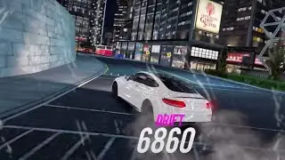 Автобус на аварийках в крайней левой полосе / Racing in Car 2021