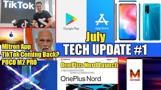 TikTok is Back? Poco M2 Pro Launch | OnePlus Nord Pre Booking Started | Vivo Y30 Launch | Mitron App